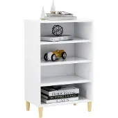vidaXL Sideboard Weiß 57x35x90 cm Holzwerkstoff