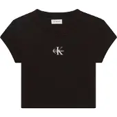 Calvin Klein Jeans T-Shirt LV047AB802 Schwarz Regular Fit 36