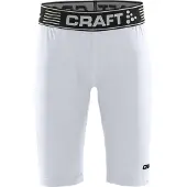Craft Leggings Pro Control Compression Short Kinder White-Größe 122