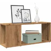 vidaXL TV-Schrank Artisan-Eiche 80x24x32 cm Holzwerkstoff