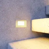 HOFTRONIC™ LED Wandeinbauleuchte 3W 340lm 3000K IP54 Edelstahl