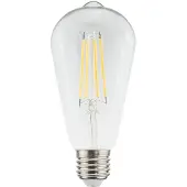 HOFTRONIC™ LED-Glühlampe E27 9W 1055lm ST64 2700K Dimmbar Klares Glas