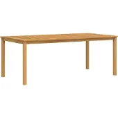 vidaXL Garten Essgruppe 7 stk. Braun Massivholz Akazie