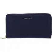 Coccinelle L8055 Portafoglio Metallic Soft Woman Wallet Blue 18X10Cm