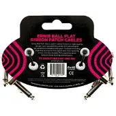 Ernie Ball P06220 3" Flachbandkabel Patch 3er-Pack