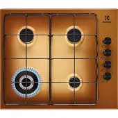 Electrolux EGS6414T, Messing, Integriert, 60 cm, Gaskochfeld, 4 Zone(n), 4 Zone(n)