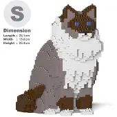 Jekca Bricks Ragdoll Cat 01S-M03 ST19RCA01-M03