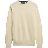 Superdry für Herren. M6110691A Pullover Essentials beige (XXL), Lässig, Baumwolle