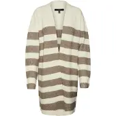 Jack & Jones Jack&Jones VMPHILINE LS OPEN CARDIGAN GA BOO Birch/W. BROWN LENTIL MEL S