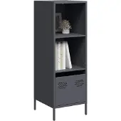 vidaXL Highboard Anthrazit 35x39x103,5 cm Stahl