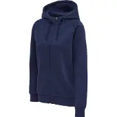 Hummel Kapuzenpullover mit Reißverschluss, Damen red Heavy