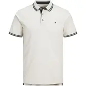 Jack & Jones Poloshirt "JJEPAULOS Poloshirt mit klassischem Kragen und figurbetonter Form" Logostickerei, modisch, schmal, Baumwolle, Polokragen