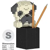 Jekca Bricks Pug Pencil Cup 01S ST01DPC03