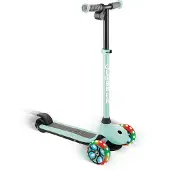 Globber ONE K E-MOTION 4 PLUS – E-Scooter, Lithium-Batterie, 80 W Motor, 125/90 mm, 3-rädrig, LED-Rollen, mint