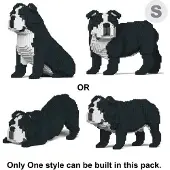 Jekca Bricks English Bulldog 4-in-1 Pack 01-M04 ST19EBD01-M04