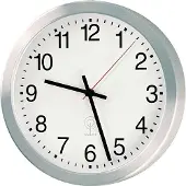 Peweta Funk Wanduhr aus Aluminium 40 cm Durchmesser 51.017.415