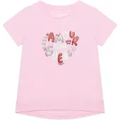 GUESS T-Shirt K6RI02 K6YW4 Rosa Relaxed Fit 104