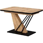 Vicco Esstisch Fenaro Goldkraft Eiche 120 x 80 cm ausziehbar, Model 58015