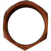 Costume National Bracelet en bois marron pour femme avec marque
