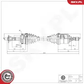 ESEN SKV Antriebswelle 40SKV033