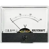 Voltcraft AM-60X46/30V/DC AM-60X46/30V/DC Einbau-Messgerät AM-60X46/60V/DC 30 V Drehspule