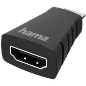 Hama 00200347, HDMI Type C (Mini), HDMI, Schwarz