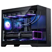 Phanteks XT V3, Micro Tower, PC, Schwarz, micro ATX, Mini-ITX, Acrylnitril-Butadien-Styrol (ABS), Stahl, Gehärtetes Glas, Gaming