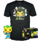 Funko POP! POP! Batman The Joker Glow 370 Figur + T-Shirt L