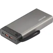 Voltcraft PB-20-PD3.0 Powerbank 20000 mAh USB PD 3.0 LiPo Grau-Schwarz Statusanzeige