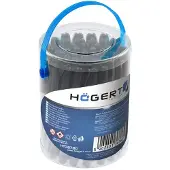 Högert Technik - Permanent Marker 45 Stk. -Schwarz - Sets von schwarzen Markern - Wasserfester Stift für Glas, Metall, Holz & Co