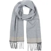 Suitable Geeigneter Herrenschal Softfeel Grau - age