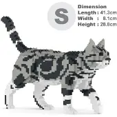 Jekca Bricks American Shorthair Cat 02S-M01 ST19ASC02-M01