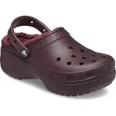Crocs Woman Classic Platform Lined Clog weinrot EUR 42-43 (W11)