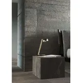 LIGHT-POINT Blade T1 Slim Tischlampe, schwarz/silber, 36cm - , dimmbar, für Wohnzimmer, Aluminium