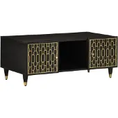 vidaXL Couchtisch 100x54x40 cm Massivholz Mango