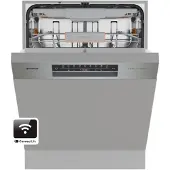 Gorenje G600 Teilintegrierbarer Geschirrspüler, 60 cm, Teilintegriert, Standardgröße (60 cm), Schwarz, Silber, Touchsteuerung, LED, 3 Korb/Körbe