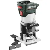 Metabo Akku-Kantenfräse FMV 18 LTX BL 8 - Spannzange 1/4 Zoll, metaBOX 145 L - 601742830