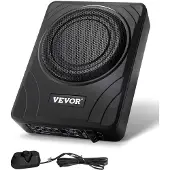 Vevor Untersitz Auto Subwoofer 300 W schlanker Auto Subwoofer mit Stromversorgung