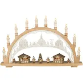 Saico Original Schwibbogen Weihnachtsmarkt