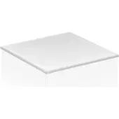 Keuco Edition 11 Abdeckplatte 372 x 524 mm für Sideboard / Waschtischunterbau - Trüffel Glas / Lack Matt - 31320149002