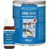 Weicon GMK 2510 Kontaktklebstoff | extra starker 2K Gummi-Metall-Kleber | 0,69 kg | schwarz