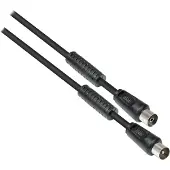 GOOD CONNECTIONS SAT Antennenkabel, Koax Stecker an Koax Buchse, 2x Mantelstromfilter (Ferritkern), Doppelschirmung