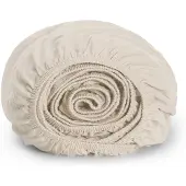 Yumeko Spannbettlaken Jersey Baumwolle 180x210 Weiß - Eco, Bio & Fairtrade