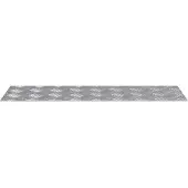 vidaXL Treppe Tritt Rechtwinklig 4 pcs Silber 75 x 25 cm Aluminium
