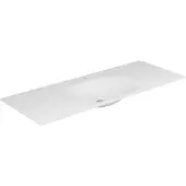 Keuco Varicor-Einzelwaschtisch Edition 11 arkt we s-matt, 175x53,5cm, m HL/ÜL