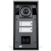 2N Telecommunications 9151102CHRW - IP Force 2 Tasten, HD-Kamera, 10W Lautsprecher, Vorbereitung für Lesegerät.