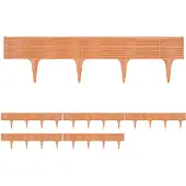 Deuba IBRA, Garten-Einfassungsstreifen, Kunststoff, Braun, 1865 mm, 3900 mm, Box