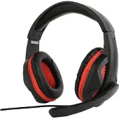 Gembird GHS-03, Kabelgebunden, Gaming, 20 - 20000 Hz, 419 g, Kopfhörer, Schwarz, Rot