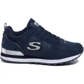 SKECHERS "OG 85 - GOLDN GURL" Schnürschuh, Original-Retro-Jogginschuh mit Air-Cooled Memory Foam