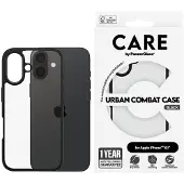 PanzerGlass CARE Flagship Case Urban Combat Black Frame iPhone '24 6.1"